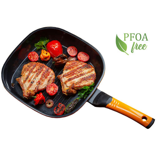 Grill ceramic OURSSON PF2652C/OR, 26х26 см